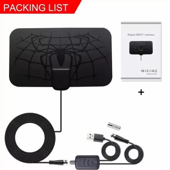 2024 new spider pattern HDTV cable antenna 4K (5G chip,  can be used worldwide)🔥