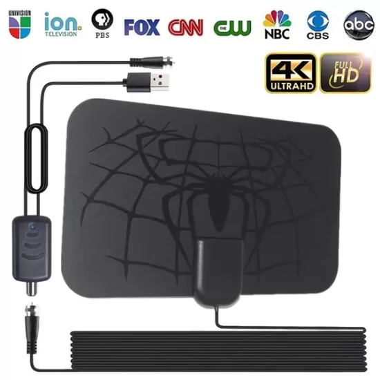 2024 new spider pattern HDTV cable antenna 4K (5G chip,  can be used worldwide)🔥