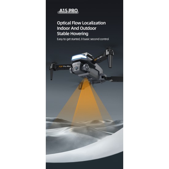 A15 PRO, Drone, Aerial Photography, 3 Cameras, 360°Laser Obstacle Avoidance, Aircraft