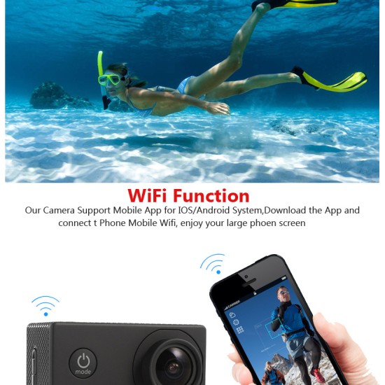 4K Waterproof Action DV