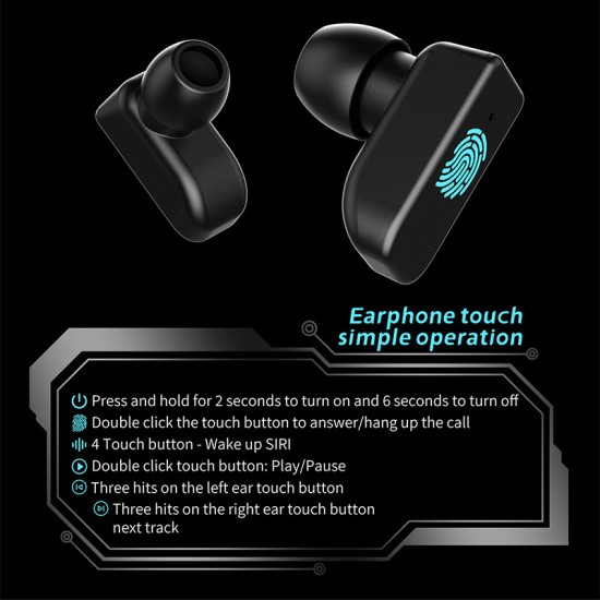 GT5, Smart Watch Build-in TWS Earbuds