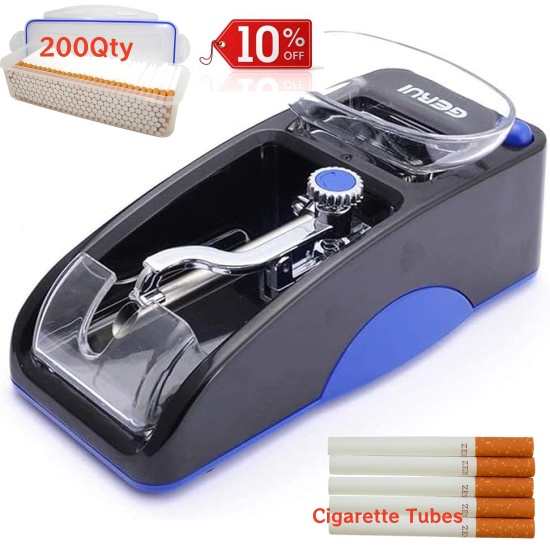 Electric Cigarette Rolling Automatic Roller Maker Mini Machine (0.8 Blue)