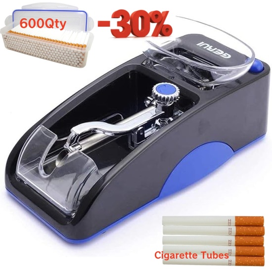 Electric Cigarette Rolling Automatic Roller Maker Mini Machine (0.8 Blue)