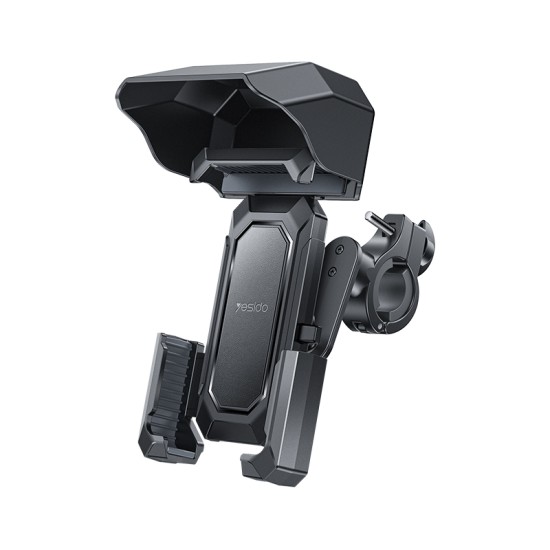 Motorcycle Phone Mount Waterproof for Bicycle Electric Scooter Accessories for Adult Bikes Handlebar Cell Phone Stand for Men Suit for 4.7" to 7.2" Smartphones