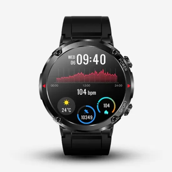 Outdoor triple defense smart watch blood oxygen heart rate monitoring waterproof mode bluetooth call sports pedometer multi-function